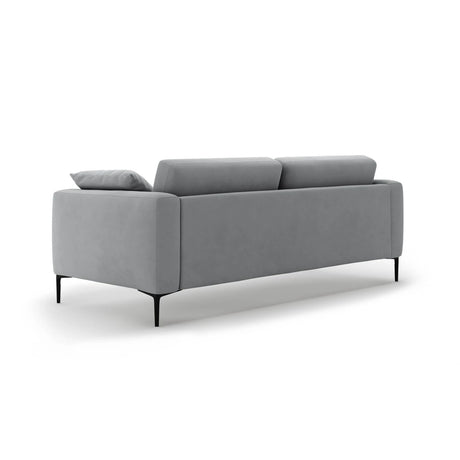 Bemy 4-Sitzer Sofa aus Samt (Salvador 17) in Grau, 230x102 cm – Bild 3