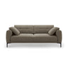 Bemy 4-Sitzer Sofa aus Samt (Salvador 3) in Grau-Braun, 230x102 cm – Bild 1