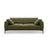 Bemy 4-Sitzer Sofa aus Samt (Salvador 8) in Grün, 230x102 cm – Bild 1