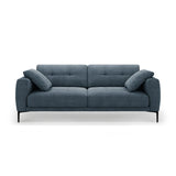 Bemy 4-Sitzer Sofa aus Strukturierter Stoff (Sorella 77) in Dunkelblau, 230x102 cm – Bild 1