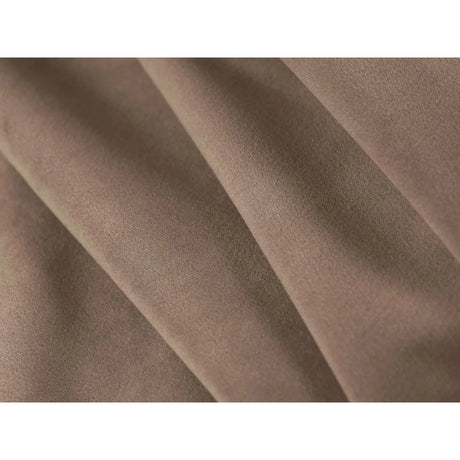 Bemy Ecksofa Links aus Samt (Salvador 3) in Grau-Braun, 295x174 cm – Bild 4