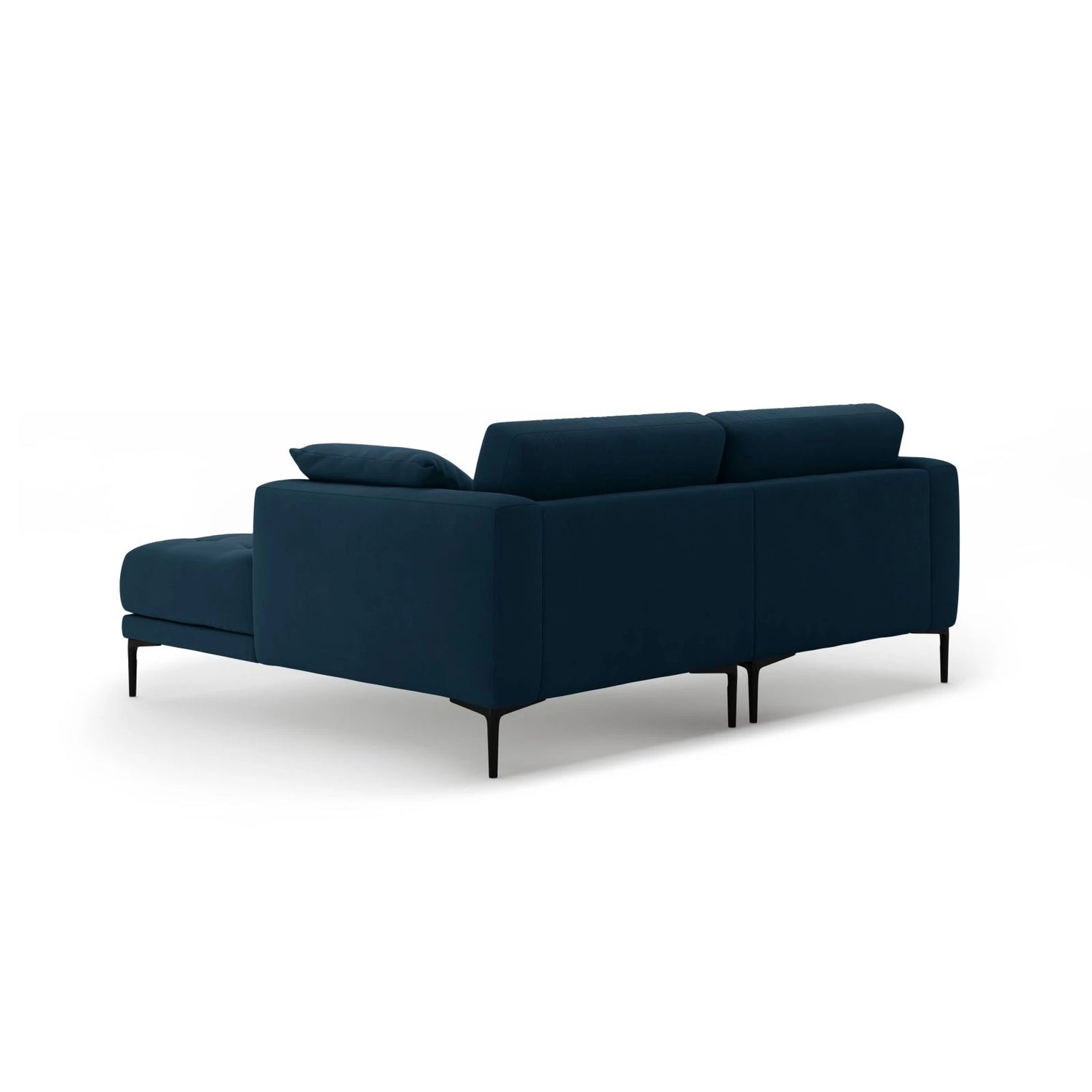 Bemy Ecksofa Rechts aus Samt (Salvador 5) in Königsblau, 205x174 cm – Bild 3
