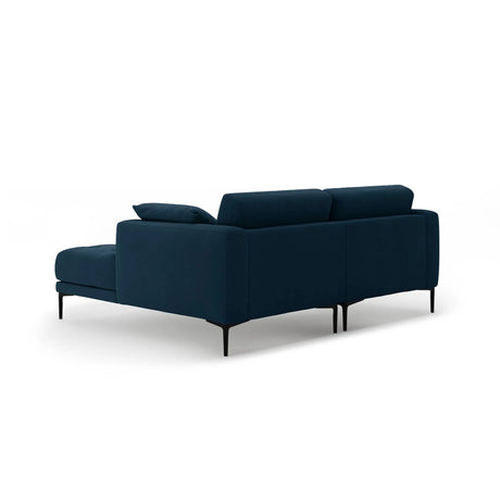 Bemy Ecksofa Rechts aus Samt (Salvador 5) in Königsblau, 205x174 cm – Bild 3