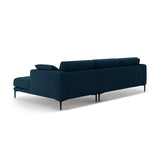 Bemy Ecksofa Rechts aus Samt (Salvador 5) in Königsblau, 295x174 cm – Bild 3
