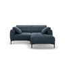 Bemy Ecksofa Rechts aus Strukturierter Stoff (Sorella 77) in Dunkelblau, 205x174 cm – Bild 1