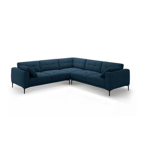 Bemy Ecksofa symmetrisch aus Samt (Salvador 5) in Königsblau, 290x290 cm – Bild 2