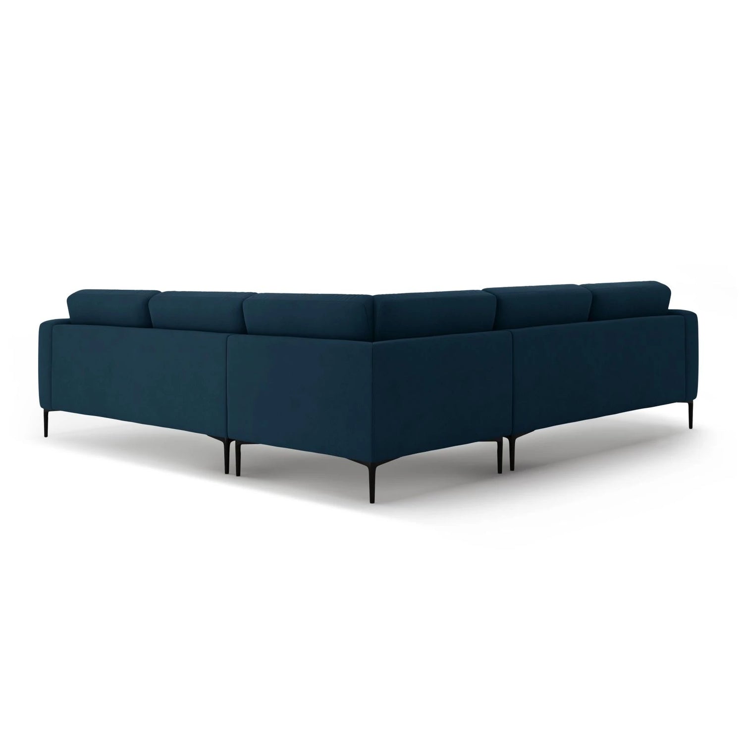 Bemy Ecksofa symmetrisch aus Samt (Salvador 5) in Königsblau, 290x290 cm – Bild 3