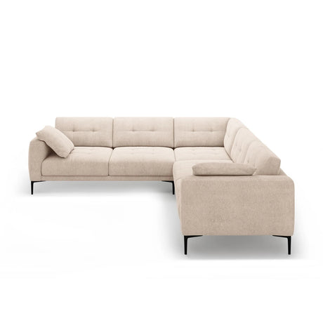 Bemy Ecksofa symmetrisch aus Strukturierter Stoff (Sorella 05) in Sand, 290x290 cm – Bild 2