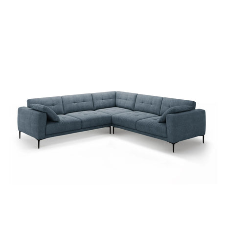 Bemy Ecksofa symmetrisch aus Strukturierter Stoff (Sorella 77) in Dunkelblau, 290x290 cm – Bild 1