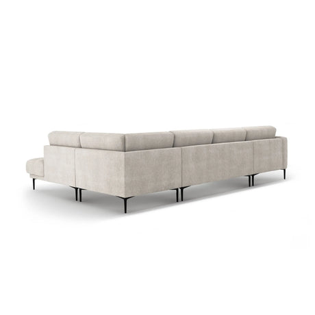 Bemy Panorama-Ecksofa Rechts aus Samt oder Strukturstoff, 373x240 cm – Bild 3