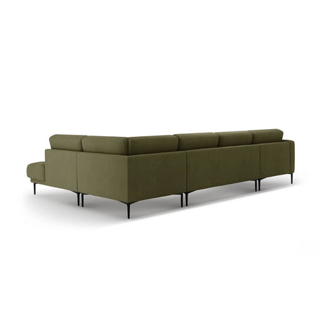 Bemy Panorama-Ecksofa Rechts aus Samt (Salvador 8) in Grün, 373x240 cm – Bild 3
