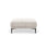 Bemy Pouf aus Samt oder Strukturstoff, 100x70 cm – Bild 1
