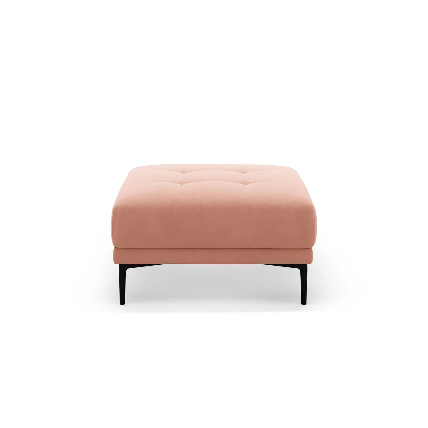 Bemy Pouf aus Samt (Salvador 11) in Rosa, 85x85 cm – Bild 1