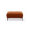 Bemy Pouf aus Samt (Salvador 14) in Terrakotta, 100x70 cm – Bild 1
