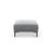 Bemy Pouf aus Samt (Salvador 17) in Grau, 85x85 cm – Bild 1