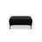 Bemy Pouf aus Samt (Salvador 19) in Schwarz, 100x70 cm – Bild 1