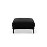Bemy Pouf aus Samt (Salvador 19) in Schwarz, 85x85 cm – Bild 1