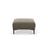Bemy Pouf aus Samt (Salvador 3) in Grau-Braun, 85x85 cm – Bild 1