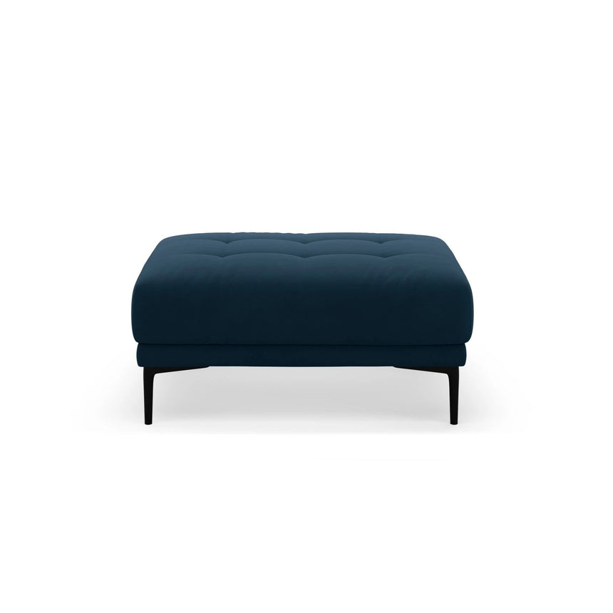 Bemy Pouf aus Samt (Salvador 5) in Königsblau, 100x70 cm – Bild 1