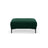 Bemy Pouf aus Samt (Salvador 7) in Flaschengrün, 100x70 cm – Bild 1