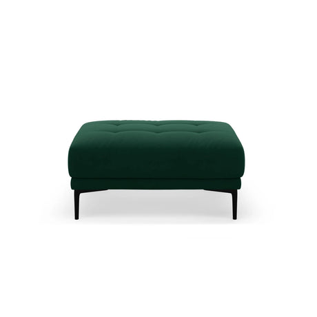 Bemy Pouf aus Samt (Salvador 7) in Flaschengrün, 100x70 cm – Bild 1