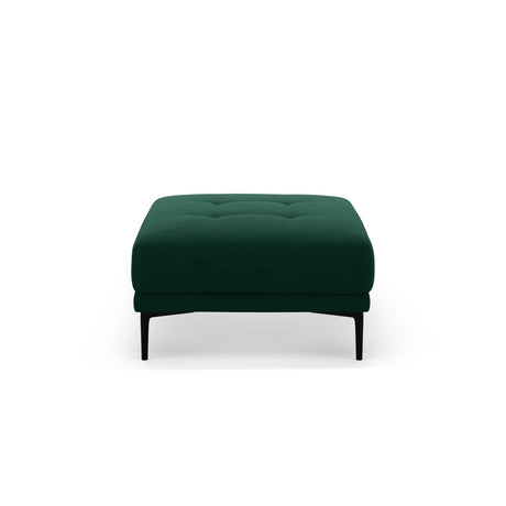 Bemy Pouf aus Samt (Salvador 7) in Flaschengrün, 85x85 cm – Bild 1
