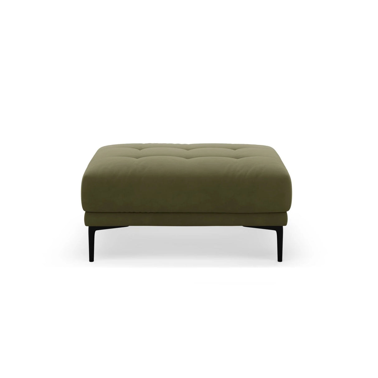 Bemy Pouf aus Samt (Salvador 8) in Grün, 100x70 cm – Bild 1