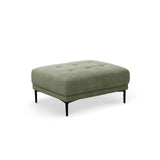 Bemy Pouf aus Strukturierter Stoff (Sorella 34) in Dunkles olivgrün, 100x70 cm – Bild 2