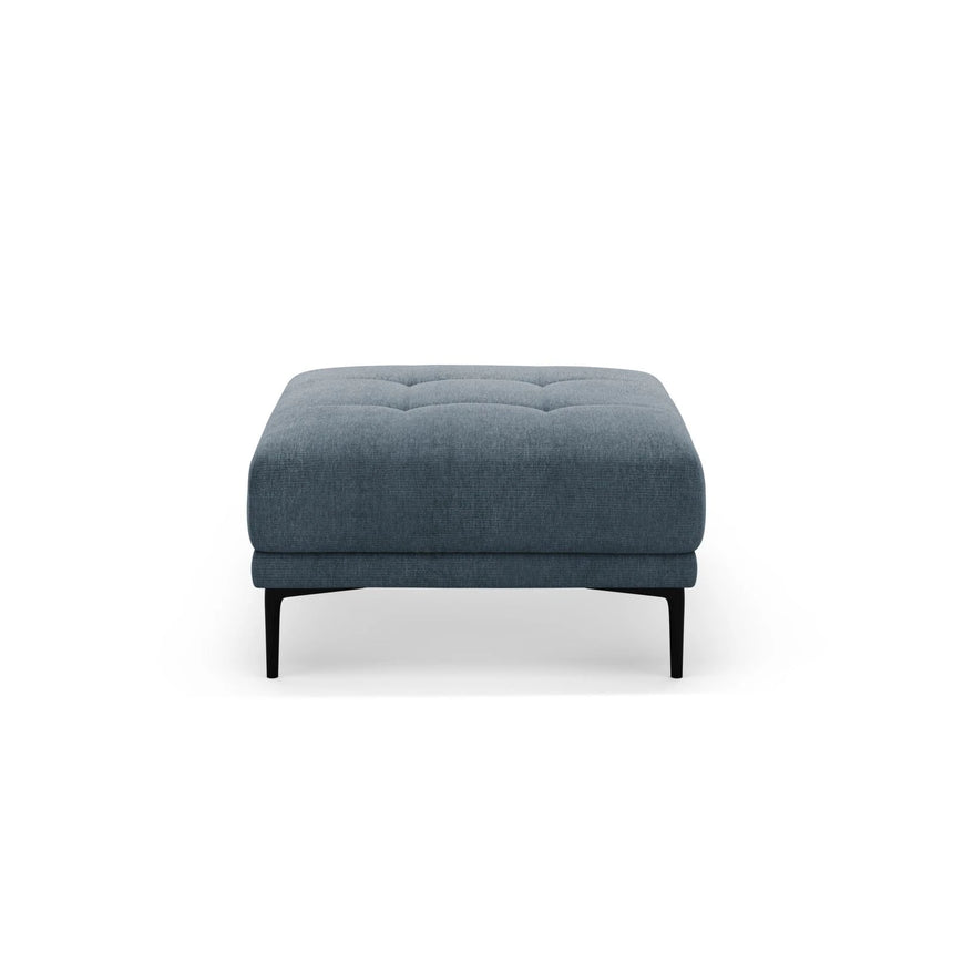 Bemy Pouf aus Strukturierter Stoff (Sorella 77) in Dunkelblau, 85x85 cm – Bild 1