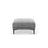 Bemy Pouf aus Strukturierter Stoff (Sorella 89) in Grau, 85x85 cm – Bild 1