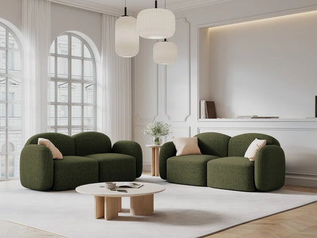 Blair 2-Sitzer Sofa mit Bezug aus Chenille (Leg10) in Green Melange, 194x95 cm – Bild 2