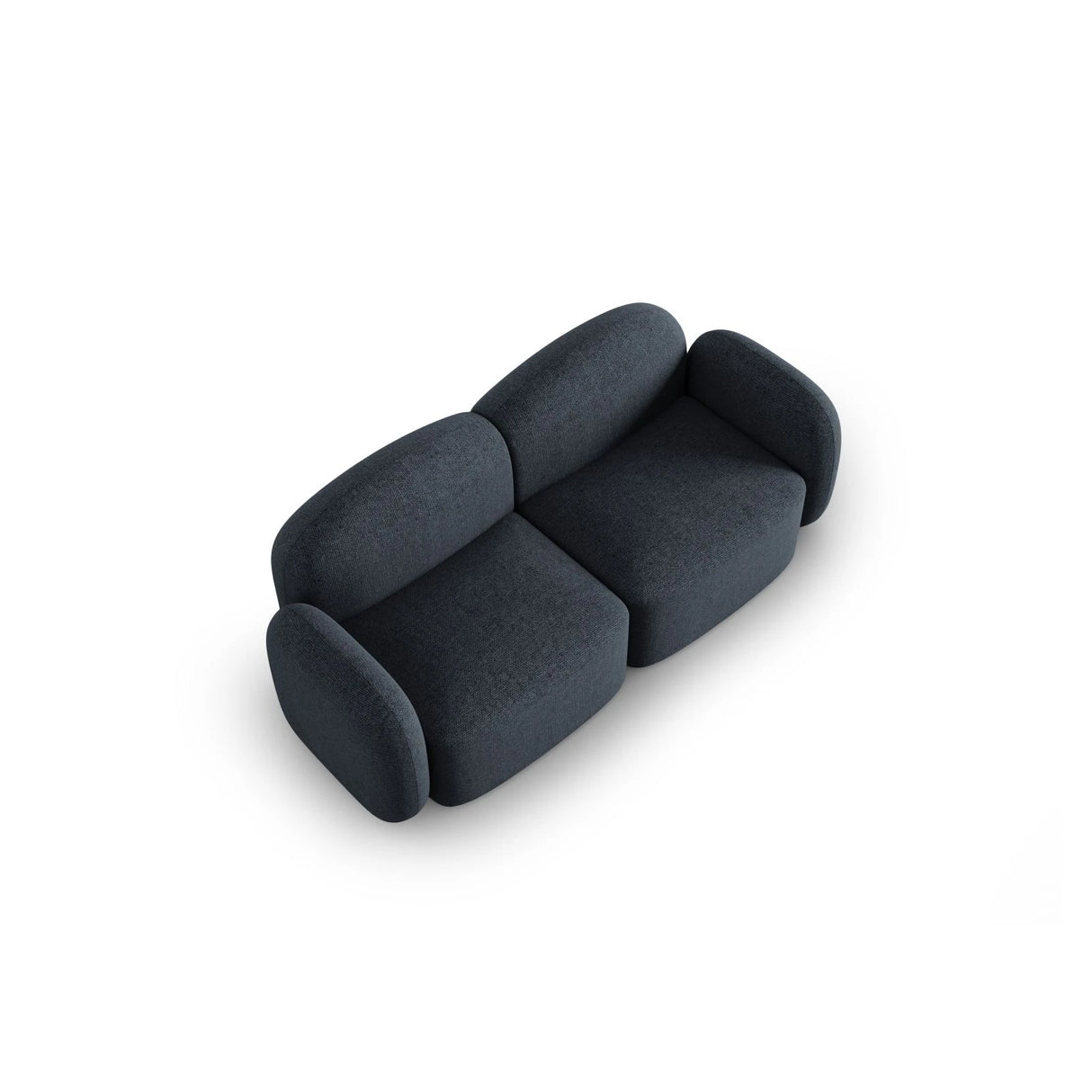 Blair 2-Sitzer Sofa mit Bezug aus Chenille (Leg13) in Blue Melange, 194x95 cm – Bild 6