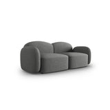 Blair 2-Sitzer Sofa mit Bezug aus Chenille (Leg18) in Dark Grey Melange, 194x95 cm – Bild 4
