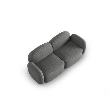 Blair 2-Sitzer Sofa mit Bezug aus Chenille (Leg18) in Dark Grey Melange, 194x95 cm – Bild 6
