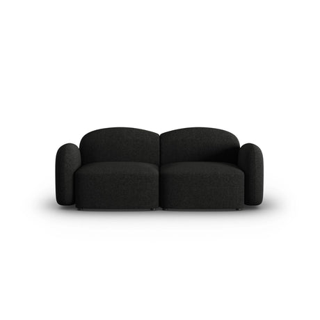 Blair 2-Sitzer Sofa mit Bezug aus Chenille (Leg19) in Black Melange, 194x95 cm – Bild 1