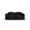 Blair 2-Sitzer Sofa mit Bezug aus Chenille (Leg19) in Black Melange, 194x95 cm – Bild 1