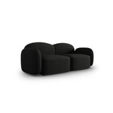 Blair 2-Sitzer Sofa mit Bezug aus Chenille (Leg19) in Black Melange, 194x95 cm – Bild 4