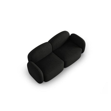 Blair 2-Sitzer Sofa mit Bezug aus Chenille (Leg19) in Black Melange, 194x95 cm – Bild 6