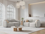 Blair 2-Sitzer Sofa mit Bezug aus Chenille (Leg20) in Silver Melange, 194x95 cm – Bild 2