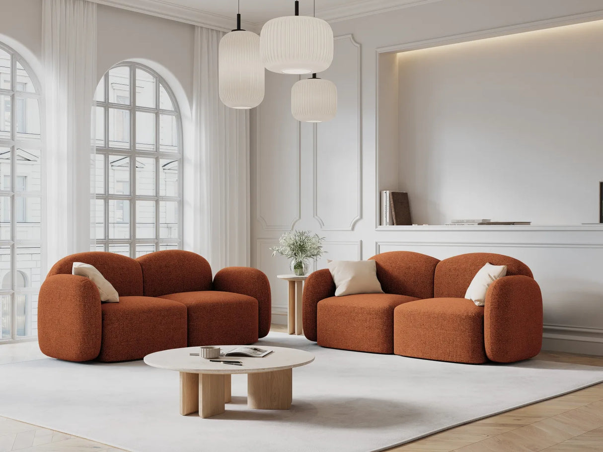 Blair 2-Sitzer Sofa mit Bezug aus Chenille (Leg6) in Terracotta Melange, 194x95 cm – Bild 2