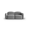 Blair 2-Sitzer Sofa mit Bezug aus Samt (CasAsh) in Hellgrau, 194x95 cm – Bild 1