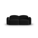 Blair 2-Sitzer Sofa mit Bezug aus Samt (CasBla) in Schwarz, 194x95 cm – Bild 1