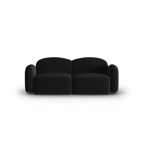 Blair 2-Sitzer Sofa mit Bezug aus Samt (CasBla) in Schwarz, 194x95 cm – Bild 1