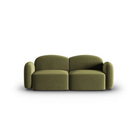Blair 2-Sitzer Sofa mit Bezug aus Samt (CasFor) in Light Green, 194x95 cm – Bild 1