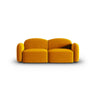 Blair 2-Sitzer Sofa mit Bezug aus Samt (CasMos) in Gelb, 194x95 cm – Bild 1