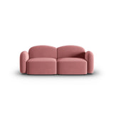 Blair 2-Sitzer Sofa mit Bezug aus Samt (CasSal) in Salmon, 194x95 cm – Bild 1