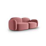 Blair 2-Sitzer Sofa mit Bezug aus Samt (CasSal) in Salmon, 194x95 cm – Bild 2