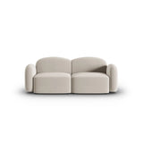 Blair 2-Sitzer Sofa mit Bezug aus Samt (CasSan) in Ecru, 194x95 cm – Bild 1