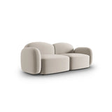 Blair 2-Sitzer Sofa mit Bezug aus Samt (CasSan) in Ecru, 194x95 cm – Bild 2