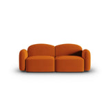 Blair 2-Sitzer Sofa mit Bezug aus Samt (CasTerr) in Terrakotta, 194x95 cm – Bild 1